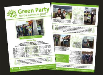 Green Party Political Leaflet